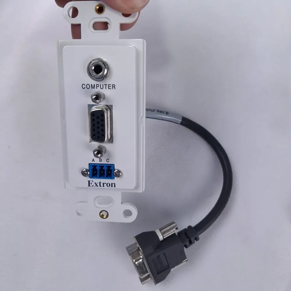 Extron WPD 140 A VGA Stereo Audio Control Wall Plate 70-766-23 New